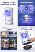 🦟 Lámpara Atrapa Mosquitos Eléctrica – Disfruta de un Ambiente Más Tranquilo